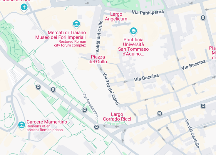 Map of Arco dei Pantani, Rome