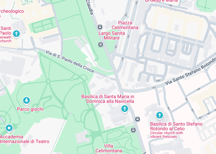 Map of Arco di Dolabella, Rome