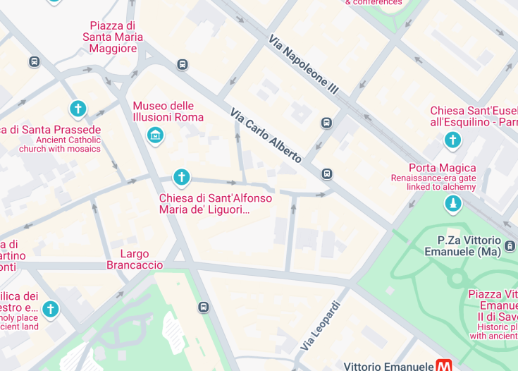 Map of Arco di Gallieno, Rome