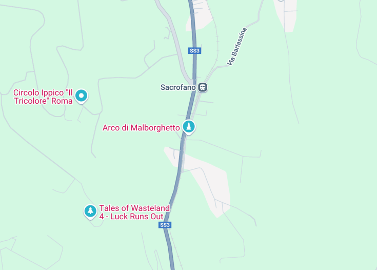 Map of Arco di Malborghetto, Rome