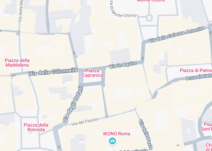 Map of Chiesa di Santa Maria in Aquiro, Rome