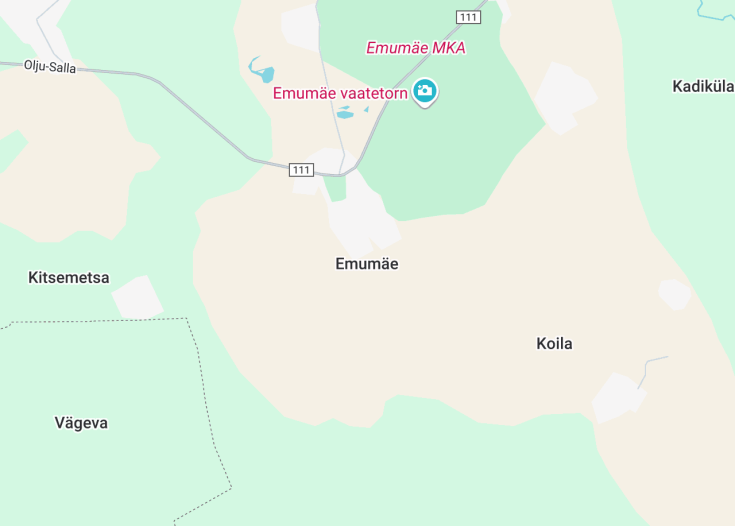 Map of Emumäe, Estonia