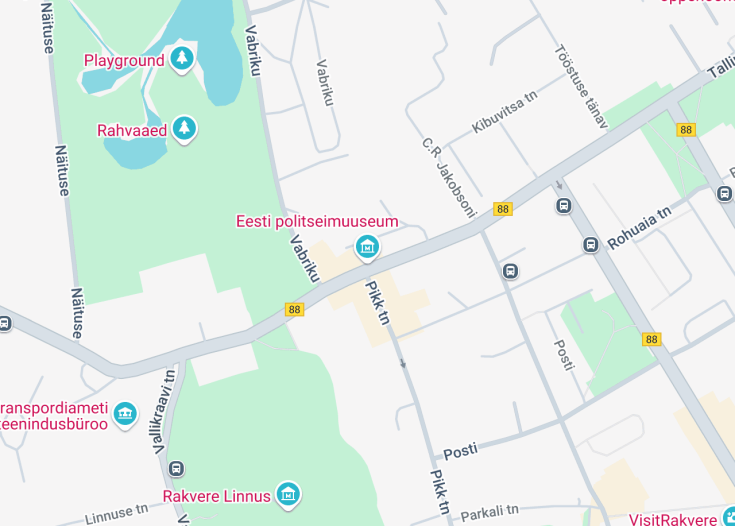 Map of Estonian Police Museum, Rakvere