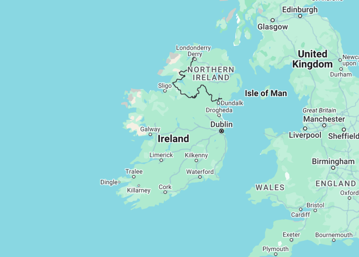 Map of Ireland, 