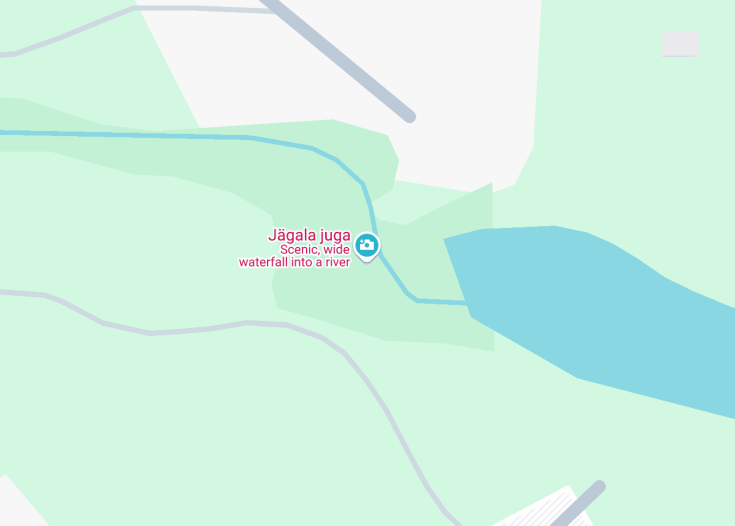 Map of Jägala waterfall, Tallinn
