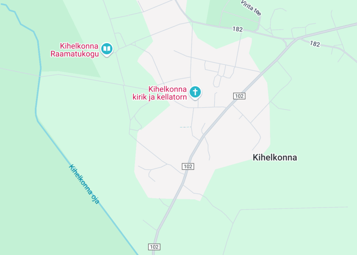 Map of Kihelkonna Kiriku Kellakoda, Kihelkonna
