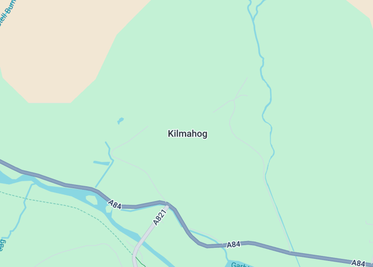 Map of Kilmahog, Scotland (United Kingdom)