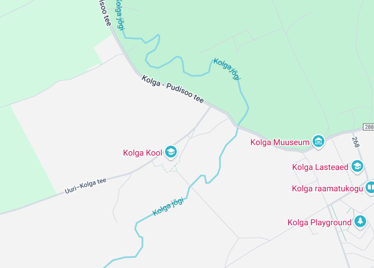 Map of Kolga matkarada, Kolga
