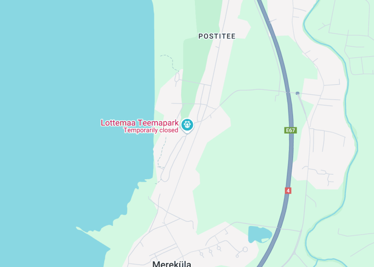 Map of Lotte Village Theme Park, Pärnu