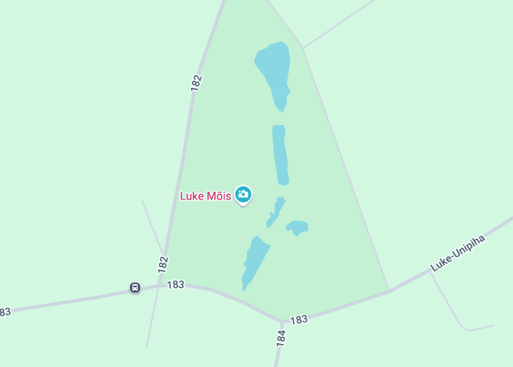 Map of Manor Park, Tartu