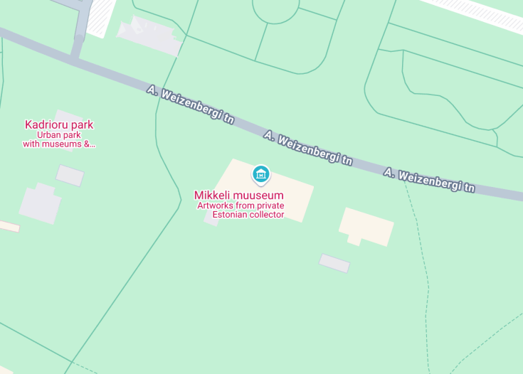 Map of Mikkel Museum, Tallinn
