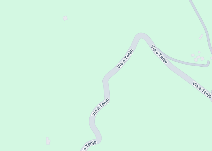 Map of Mirador Valvanera – Tenjo, Colombia