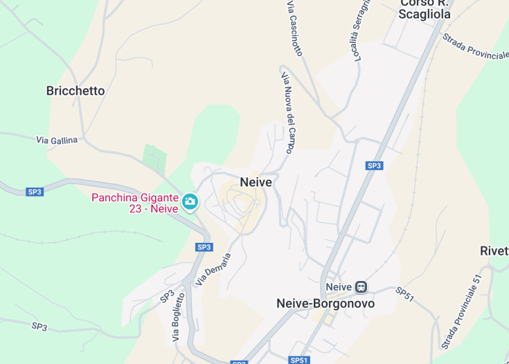 Map of Neive, Italy