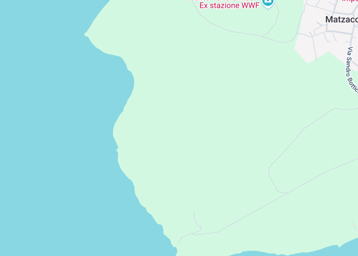 Map of Pineta di Punt’e Trettu, Matzaccara
