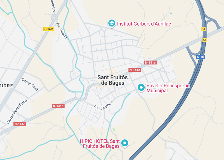 Map of Sant Fruitós de Bages, Spain
