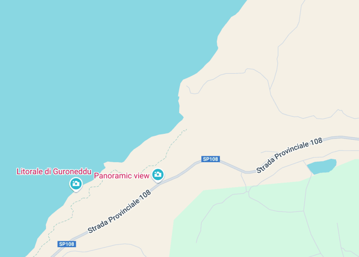 Map of Spiaggia di Acqua Sa Canna, Gonnesa