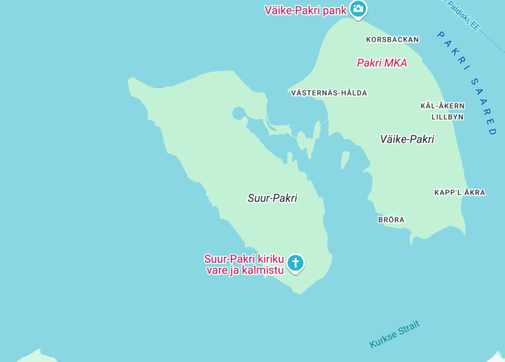 Map of Suur-Pakri, Estonia