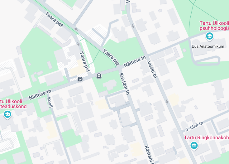 Map of Tartu Saksa Kultuuri Instituut, Tartu