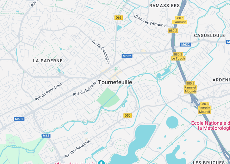 Map of Tournefeuille, France