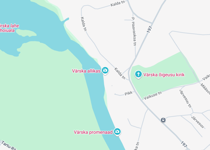 Map of Värska allikas, Värska