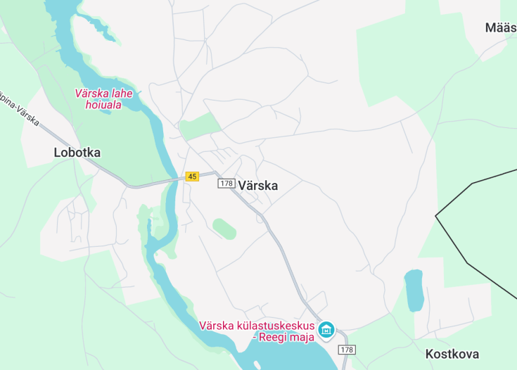 Map of Värska, Estonia