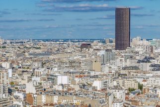 Montparnasse Tower. Sriking of Contemporary Paris