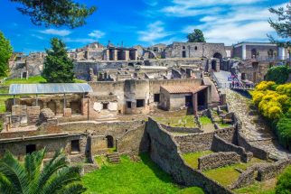 Pompeii archeological site near Naples